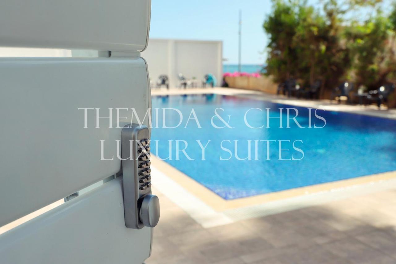 Beachfront Skyline Retreat 1Br Pool Central ลาร์นาคา ภายนอก รูปภาพ